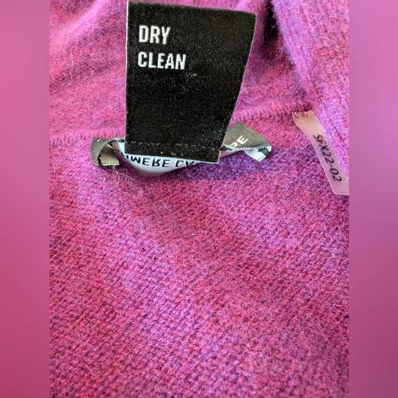 Cashmere Cashmere Women’s Hooded Cashmere Cardigan Purple Size Medium - Picture 6 of 9